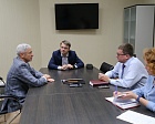 П.А. Рожков в офисе ПКР встретился с Председателем комитета по спорту Тульской области Д.Н. Яковлевым