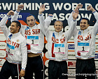 Сборная команда России впервые в истории паралимпийского плавания заняла 1 общекомандное место на чемпионате мира МПК по плаванию в шотландском Глазго, завоевав в финальный соревновательный день 8 золотых, 4 серебряные и 4 бронзовые медали